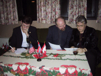 Leder-trioen fra OSeberg Lodge i Tnsberg